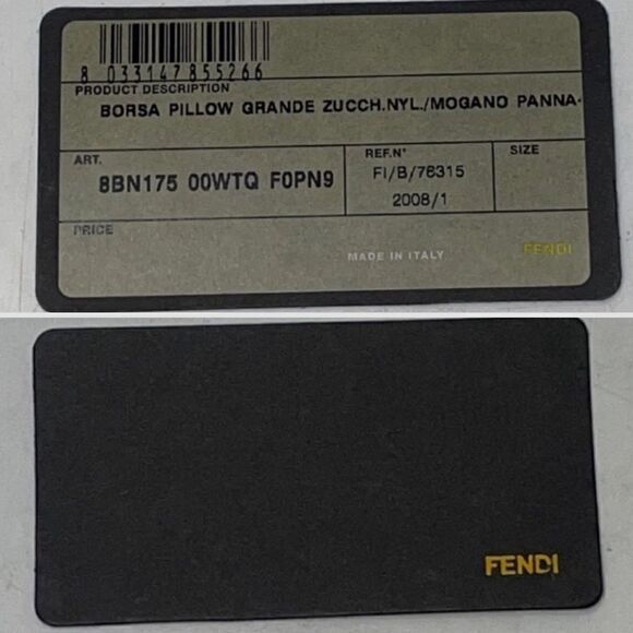 Gorgeous! Authentic Fendi Vitello Elite Petite 2Jours Tote Sepia - Picture 7 of 11